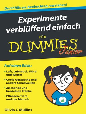 cover image of Experimente verbl&uuml;ffend einfach f&uuml;r Dummies Junior